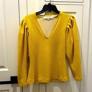 Hunter Bell holiday shimmer/glitter top